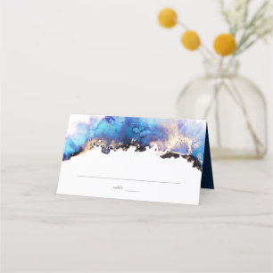 Carte De Placement Carte Place Mariage Blue Gold