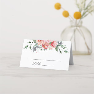Carte De Placement Carte Place Mariage rose Elizabeth Pink