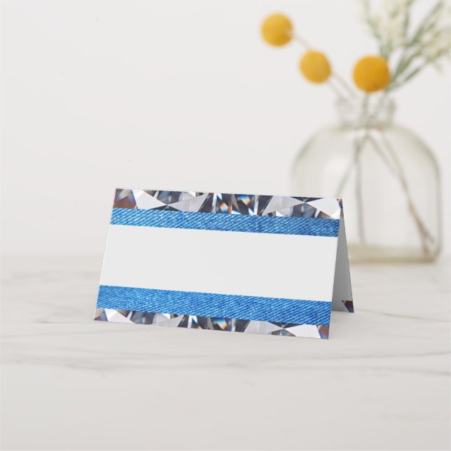 Carte De Placement Carte Place pour la collection Denim & Diamonds (Devant)