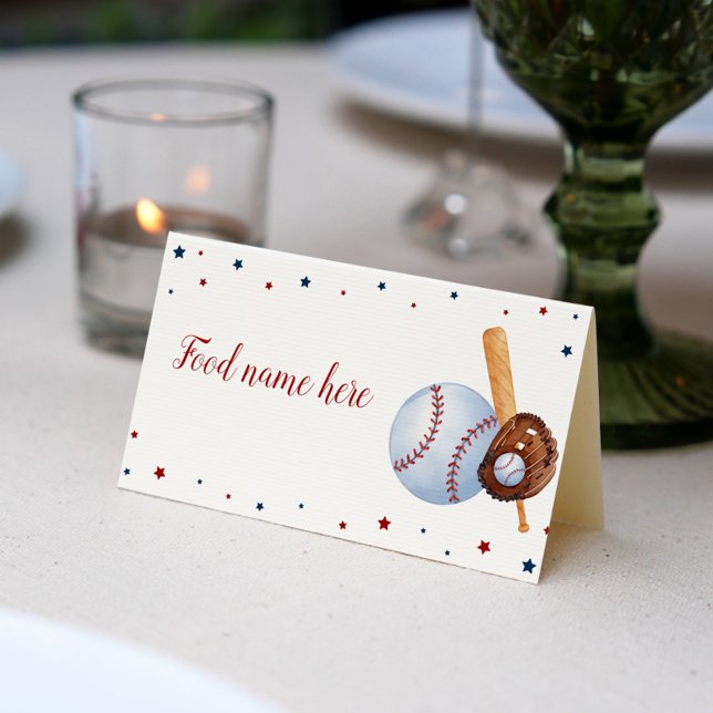 Carte De Placement Carte Place Tente Baseball Baby shower Anniversair (Créateur téléchargé)