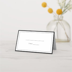 Carte De Placement Carte RSVP minimaliste de mariage des bordures
