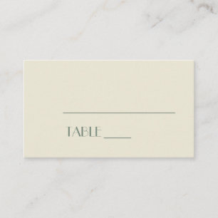 Carte De Placement Carton de table mariage Crème Deco Boho Automne