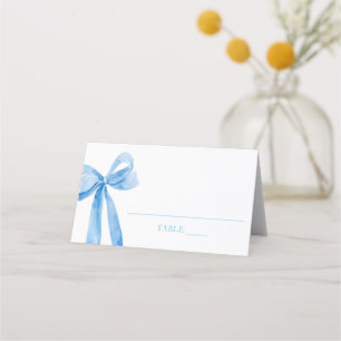 Carte De Placement Carton d'invitation à l'aquarelle Élégante Coquett