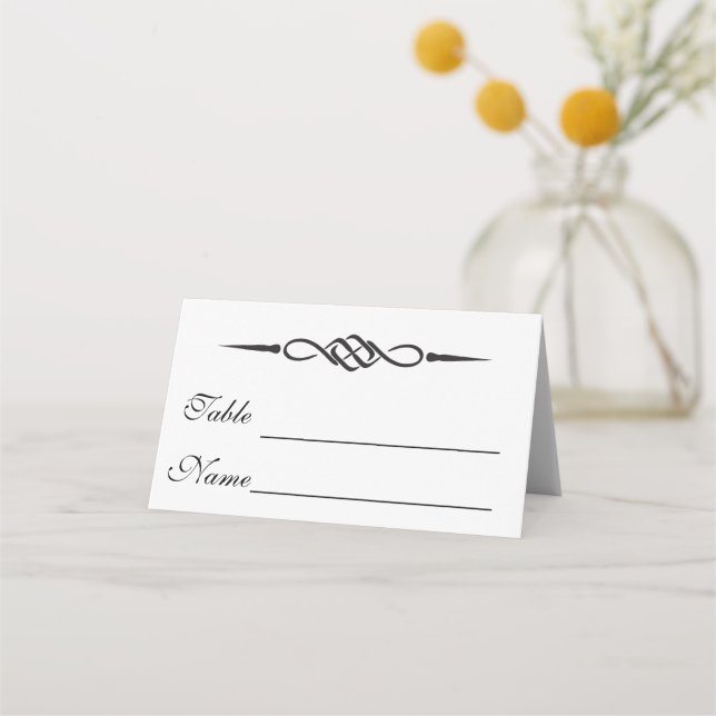 Carte De Placement Celtic Knot Wedding Place Card (Devant)