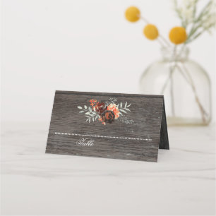 Carte De Placement Chaîne Florale Bourgogne éclaire Bois rustique