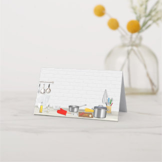 Carte De Placement Chef cuisine Cuisine