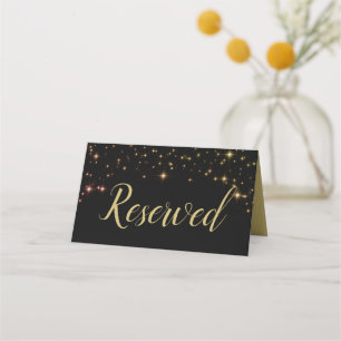 Carte De Placement Chimmersif Mariage Sparkles Carte Place Réservé