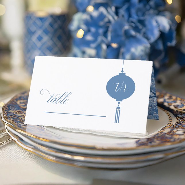 Carte De Placement Chinoiserie Hanging Lantern Motif ID1094 (Créateur téléchargé)