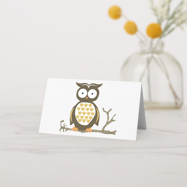Carte De Placement Chouette (Devant)