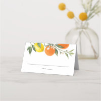 Citron botanique et Mariage d'été Orange Garland
