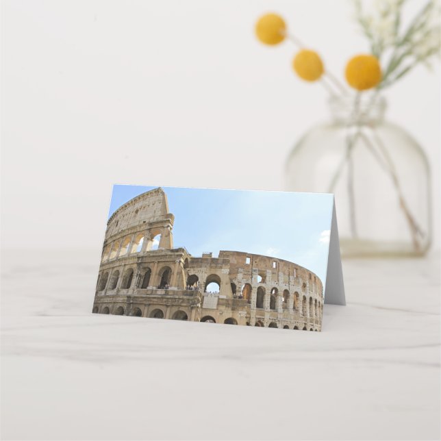 Carte De Placement Colisée Rome Photographie (Devant)