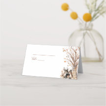 Collection de mariage Cerf Rustique d'Automne