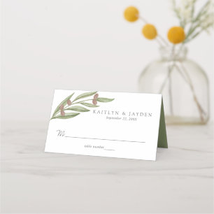 Carte De Placement Collection de Mariages de Branches d'Olivier