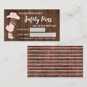 Carte De Placement Combien De Pins De Sécurité Une Douche Cowgirl Car