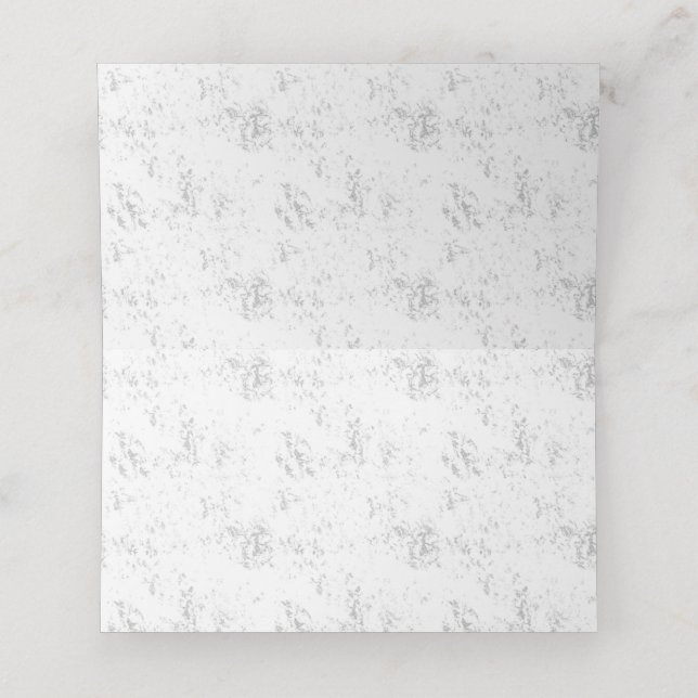 Carte De Placement Conception de célébration de mariage romantique de (Intérieur déplié)
