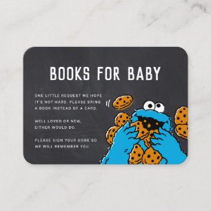 Carte De Placement Cookies Monster Chalkboard Demande de carnet Insér