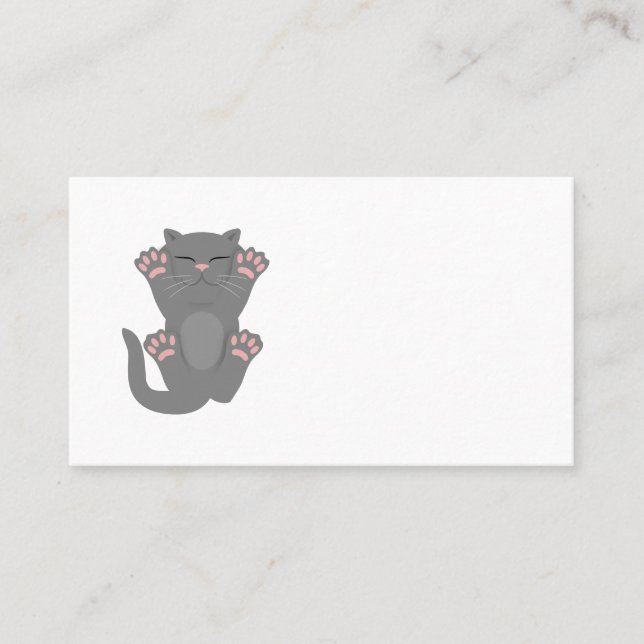 Carte De Placement Couchage de chat (Devant)