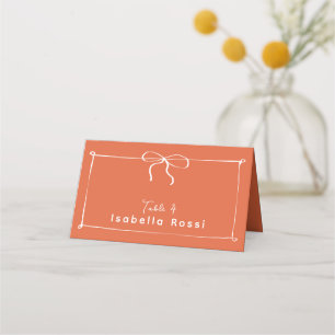 Carte De Placement Coucher de soleil italien Whimsical avec Mariage b