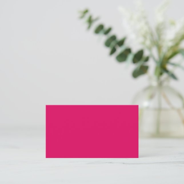 Carte De Placement Couleur uni rose foncé clair (Debout devant)