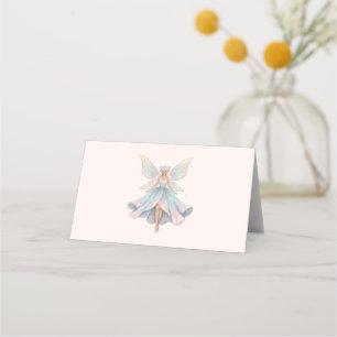 Carte De Placement Couleurs pastel de l'ange magique fée