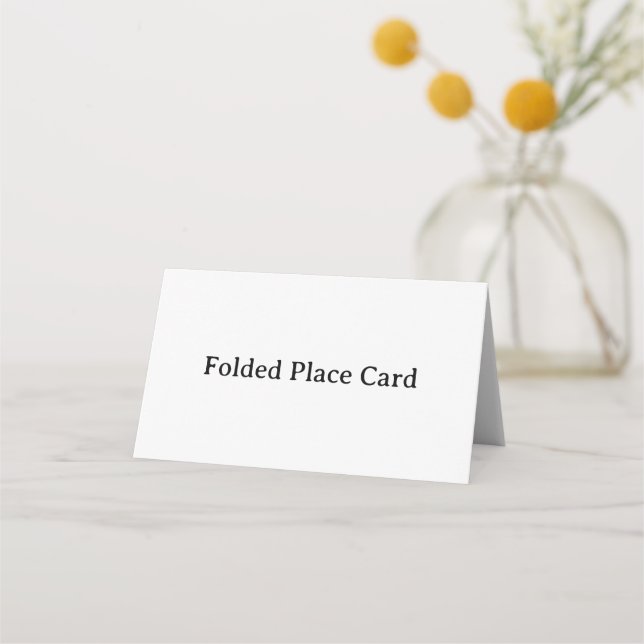 Carte De Placement Créez Votre Propre Promotion de Marque Simple (Devant)