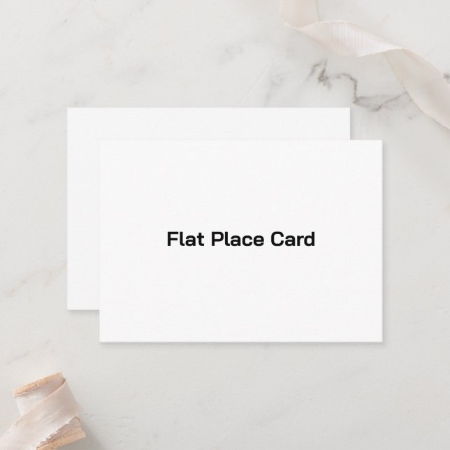 Carte De Placement Créez Votre Propre Promotion Simple de Marque 3,5" (Devant/Arrière en situation)