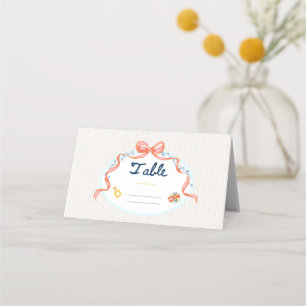 Carte De Placement Demande de recette pour une baby shower estivale i