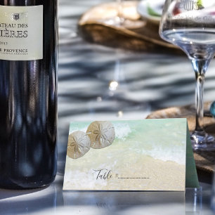 Carte De Placement Deux dollars de sable Place debout Numéro de la ta