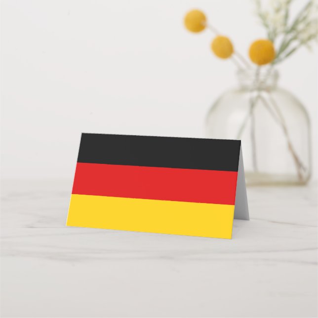 Carte De Placement Drapeau Allemagne (Devant)