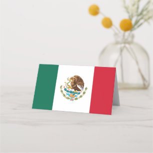 Carte De Placement Drapeau du Mexique