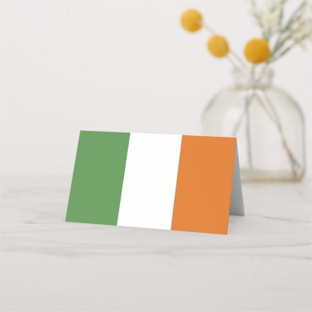 Carte De Placement Drapeau irlandais (Devant)