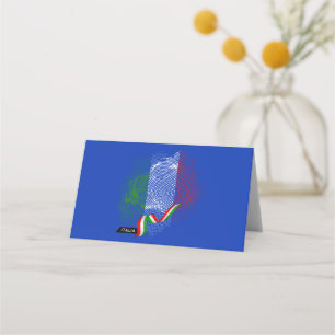 Carte De Placement Drapeau italien