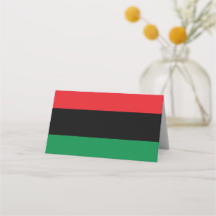 Carte De Placement Drapeau panafricain UNIA