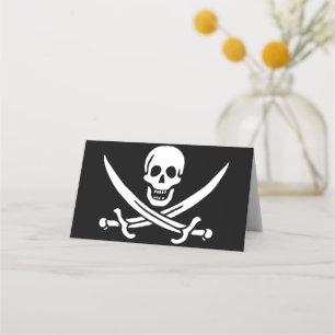 Carte De Placement Drapeau pirate