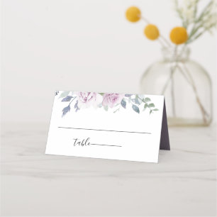 Carte De Placement Dusty Garden Floral Mariage