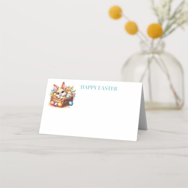 Carte De Placement Easter Name Place Card (Devant)