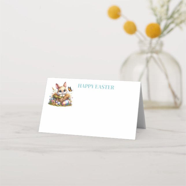 Carte De Placement Easter Name Place Card (Devant)