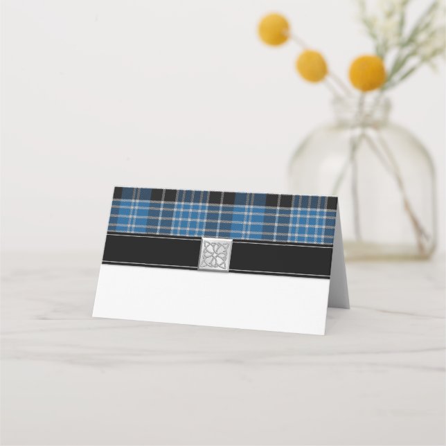 Carte De Placement écossais Clark Tartan Mariage (Devant)