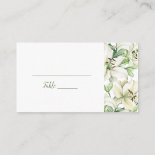 Carte De Placement Élégance LILY Blossom