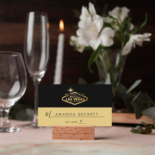 Carte De Placement Elegant Las Vegas Destination Wedding