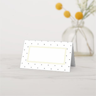 Carte De Placement Élégant Mariage avec Points de Repère