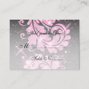 Carte De Placement Elégant Mariage Plaque de Mariage Faux Parties sci