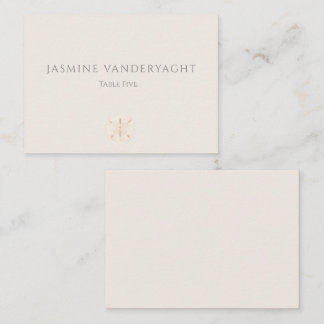 Carte De Placement Elegant Table Escort Cards