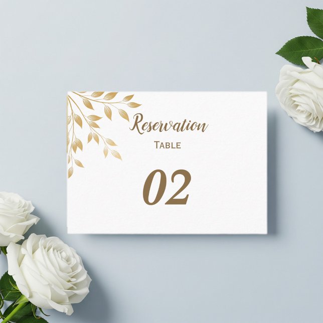 Carte De Placement Elegant  wedding placeholder (Créateur téléchargé)