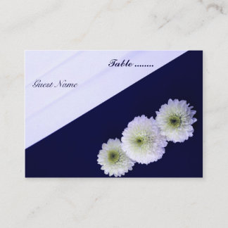 Carte De Placement Elégante table de mariage assise