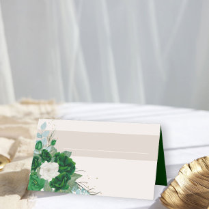 Carte De Placement Emerald Green et Roses ivoiriens avec panneau de n