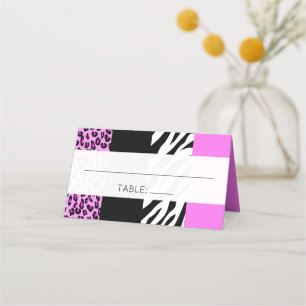 Carte De Placement Empreinte de léopard, Zebra Print, Poster de anima