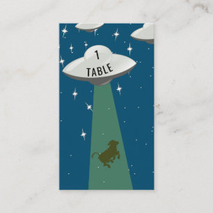 Carte De Placement Endroit d'enlèvement de vaches Aliens de soucoupes
