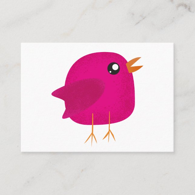 Carte De Placement Enfants mignonette birdy (Devant)