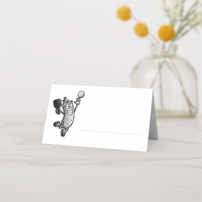 Carte De Placement Étoile de Pickleball facile à ajouter une ligne (Devant)